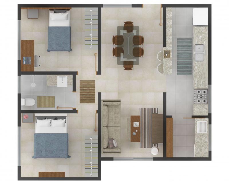 Apartamentos - Arquitetura por Júlia Pessin em Campinas e Valinhos